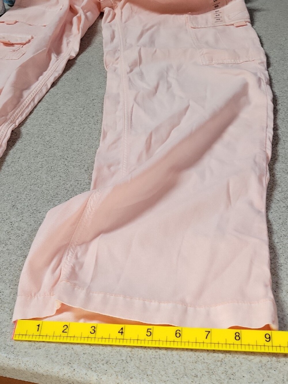 American Eagle Super High Rise Baggy Wide Leg Cargo Lyocell Stretch Size 24 - Picture 11 of 12